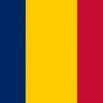 Chad flag shape. Flag Of Chad design shape.