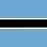 Botswana Flag Vector