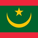 Simple flag of Mauritania. Correct size, proportion, colors.